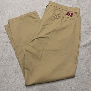 Rustic Dime Workwear Chino Mens 38x27 Khaki Straight Leg Casual USA